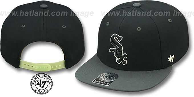 White Sox 'NIGHT-MOVE SNAPBACK' Adjustable Hat by Twins 47 Brand