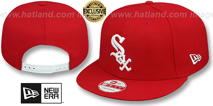 White Sox 'TEAM-BASIC SNAPBACK' Red-White Hat by New Era