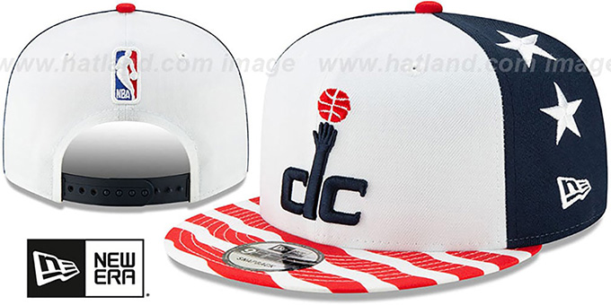 Wizards 19-20 'CITY-SERIES' SNAPBACK White-Navy-Red Hat by New Era