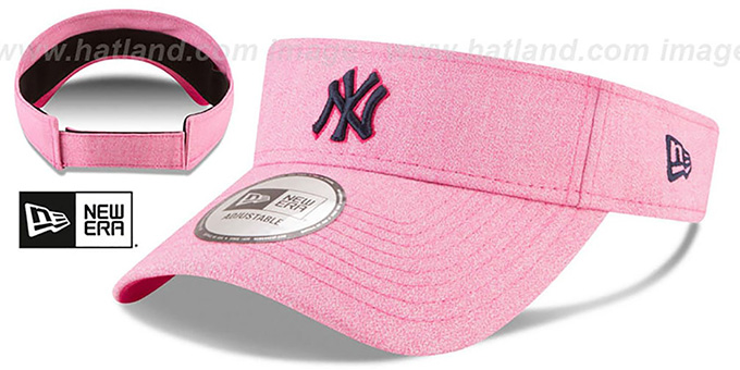 Yankees '2018 MOTHERS DAY VISOR' Heather Pink by New Era
