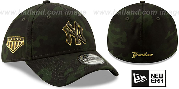 Yankees 2019 ARMED FORCES 'STARS N STRIPES FLEX' Hat by New Era