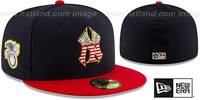Yankees '2019 JULY 4TH STARS N STRIPES' Fitted Hat by New Era