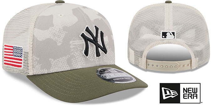 Yankees 2025 ARMED FORCES 'STARS N STRIPES STRETCH-SNAP' Hat by New Era