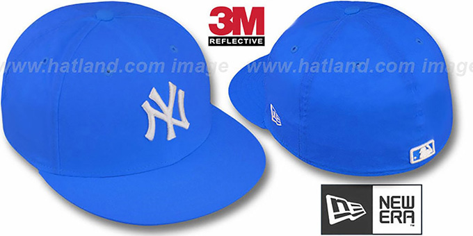 Yankees '3M REFLECTIVE' Blue Fitted Hat by New Era