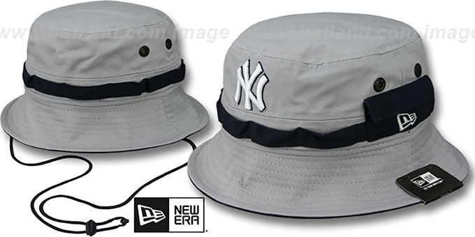 Yankees 'ADVENTURE' Grey Bucket Hat by New Era