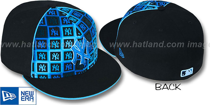 Yankees BEAT BOX Black-Blue Fitted Hat by New Era