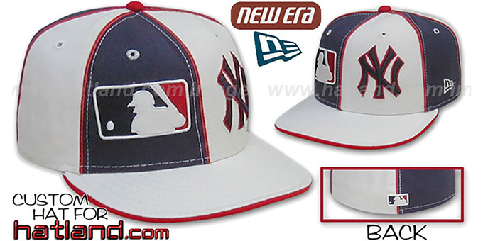 Yankees 'DOUBLE WHAMMY' Navy-White Fitted Hat