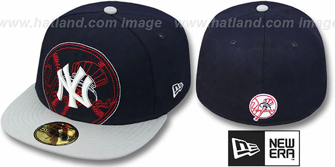 Yankees 'NEW MIXIN' Navy-Grey Fitted Hat by New Era