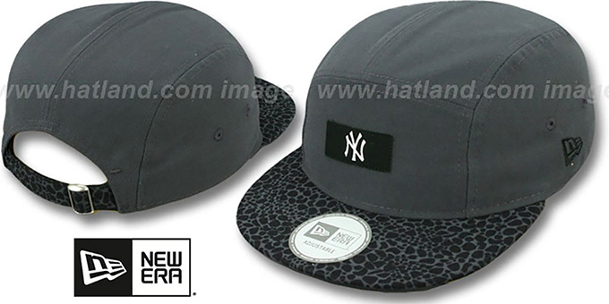 Yankees 'SAFARI CAMPER STRAPBACK' Grey Hat by New Era