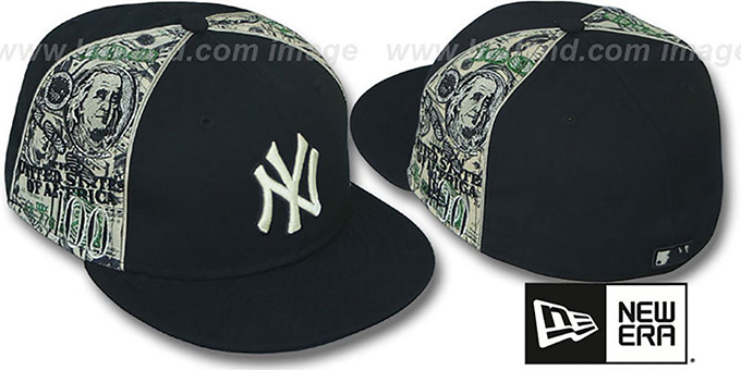 Yankees 'SHOWMEDA$' Black-Money Fitted Hat by New Era