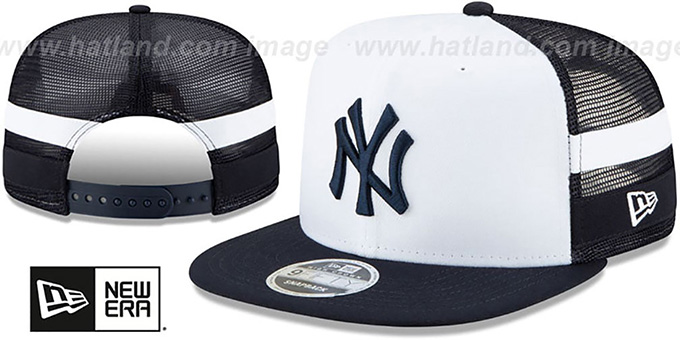 Yankees 'SIDE-STRIPED TRUCKER SNAPBACK' Hat by New Era