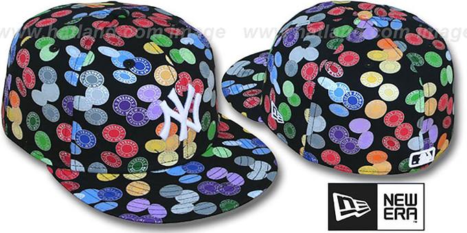 Yankees 'TOKENS' Black-Multi Fitted Hat by New Era