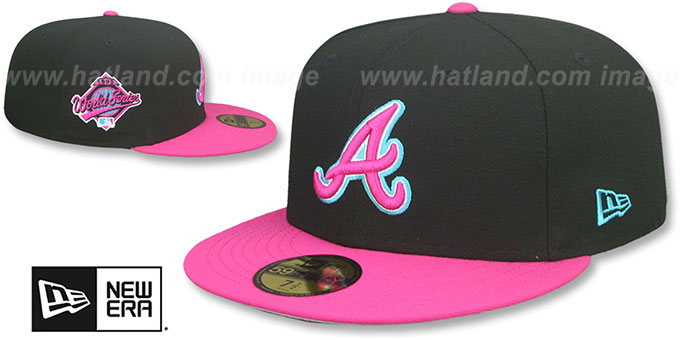 atlanta braves side patch fitted