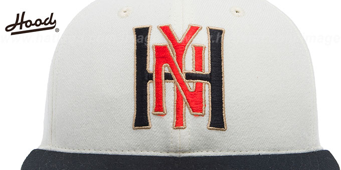 Hood HARLEM SNAPBACK White-Black Hat - 2nd View