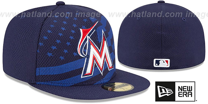 marlins 4th of july hat