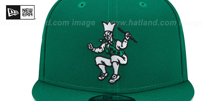Celtics DIAMOND 75 CITY-SERIES SNAPBACK Green Hat by New Era - 3rd View