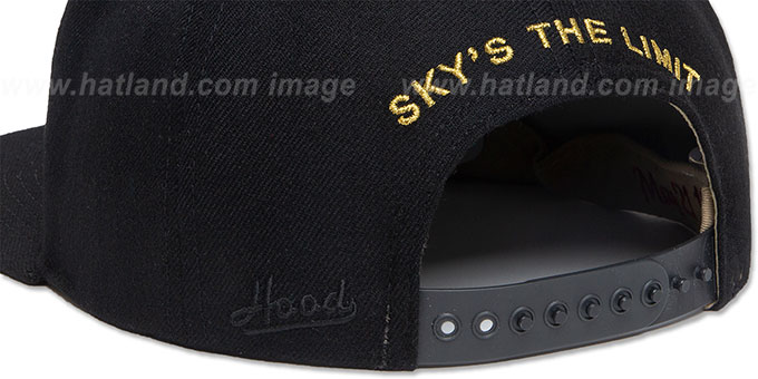 Hood BROOKLYN SPREAD LOVE SNAPBACK Black Hat - 3rd View