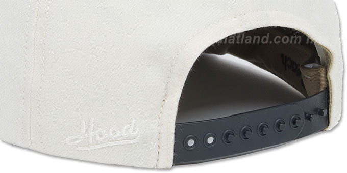 Hood HARLEM SNAPBACK White-Black Hat - 3rd View