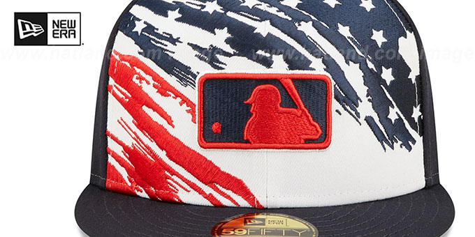 mlb ump 4th july cap