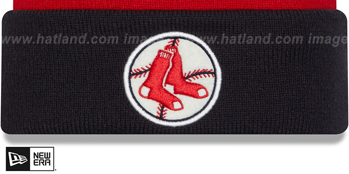Boston Red Sox RETRO CUFF Knit Beanie by New Era