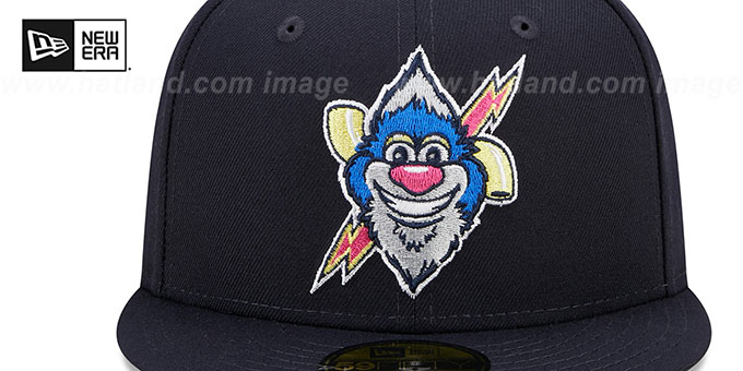 Scranton Wilkes-Barre RailRiders MILB MARVEL DEFENDERS Navy Fitte