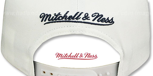 Team USA WORLD CUP HOCKEY SNAPBACK White Hat by Mitchell and Ness - 3rd View