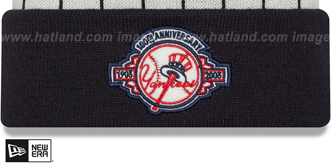 Bonnet New Era NY Yankees – Cuff Knit Noir – Taille Unique – 100% Acrylique - 9