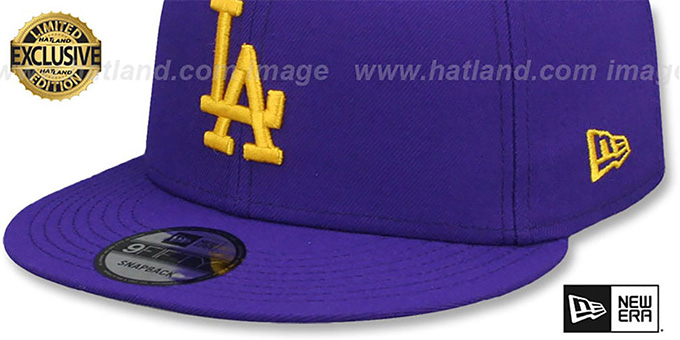 purple dodgers hat