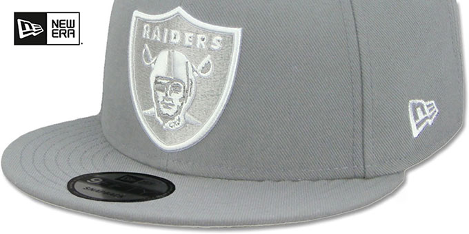 New Era Las Vegas Raiders 9Fifty Basic White Adjustable Snapback Hat – NFL Official
