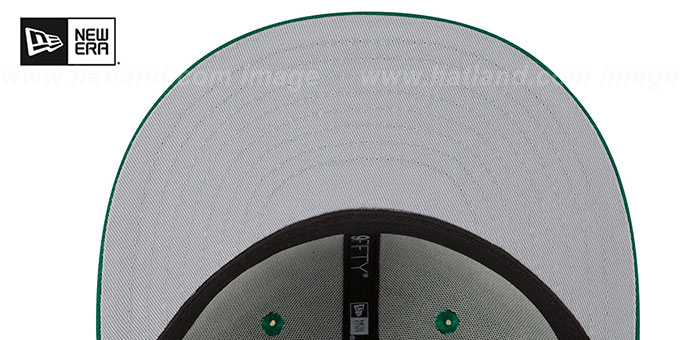 Mavericks DIAMOND 75 CITY-SERIES SNAPBACK Green Hat by New Era - 5th View